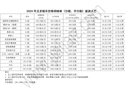 2024年北京租车最新价格表、商务车、大巴车报价明细